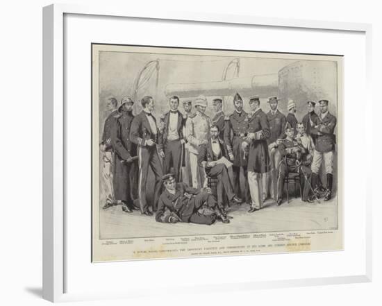 A Royal Naval Lieutenant-Frank Dadd-Framed Giclee Print