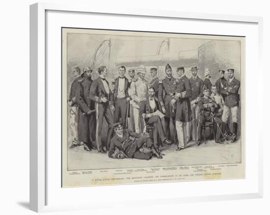 A Royal Naval Lieutenant-Frank Dadd-Framed Giclee Print