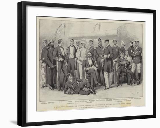 A Royal Naval Lieutenant-Frank Dadd-Framed Giclee Print