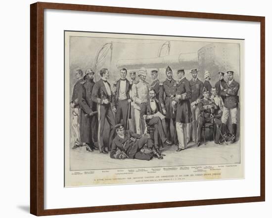 A Royal Naval Lieutenant-Frank Dadd-Framed Giclee Print