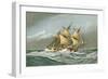 A Royal Navy 28 Gun Frigate, C1794-William Frederick Mitchell-Framed Giclee Print