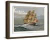 A Royal Navy 38 Gun Frigate, C1770-William Frederick Mitchell-Framed Giclee Print