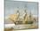 A Royal Navy 42 Gun Frigate, C1780-William Frederick Mitchell-Mounted Giclee Print