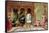 A Royal Palace in Morocco-Constant-Framed Stretched Canvas