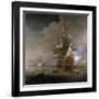 A Royal Party approaching a Flagship of the Red with Numerous Other Craft at Sea-Peter Monamy-Framed Giclee Print