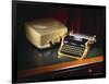 A Royal Quiet De Lux Portable Typewriter, with Gold Plated Body and Fittings, Owned by Ian Fleming-null-Framed Giclee Print