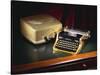 A Royal Quiet De Lux Portable Typewriter, with Gold Plated Body and Fittings, Owned by Ian Fleming-null-Stretched Canvas