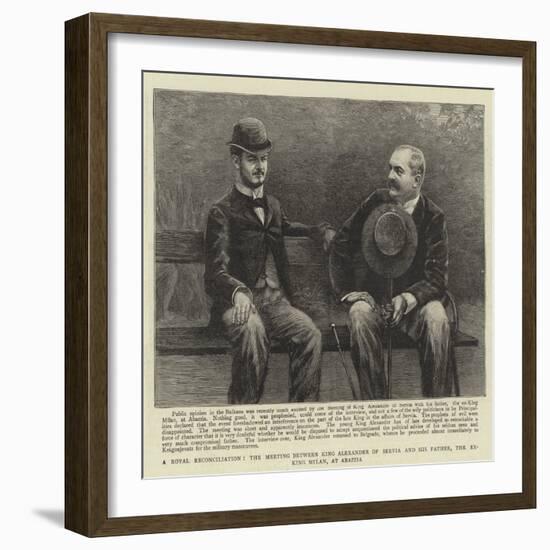 A Royal Reconciliation-null-Framed Giclee Print