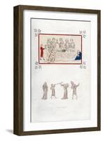 A Royal Repast, Early 14th Century-Henry Shaw-Framed Giclee Print