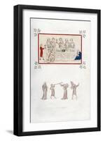 A Royal Repast, Early 14th Century-Henry Shaw-Framed Giclee Print