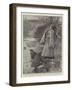 A Royal Salmon-Fisher, Hrh the Duchess of Fife Salmon-Fishing on the Dee at Mar Lodge-null-Framed Giclee Print