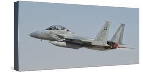 A Royal Saudi Air Force F-15 in Flight over Spain-Stocktrek Images-Stretched Canvas