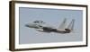 A Royal Saudi Air Force F-15 in Flight over Spain-Stocktrek Images-Framed Photographic Print