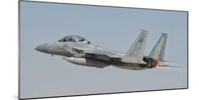 A Royal Saudi Air Force F-15 in Flight over Spain-Stocktrek Images-Mounted Photographic Print