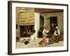 A Rug Bazaar in Tangiers, 1878-Edwin Lord Weeks-Framed Giclee Print