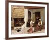 A Rug Bazaar, Tangier, 1878-Edwin Lord Weeks-Framed Giclee Print