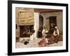 A Rug Bazaar, Tangier, 1878-Edwin Lord Weeks-Framed Giclee Print