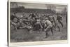 A Rugby Football Match as Played in the United States, Yale V Columbia-Henry Marriott Paget-Stretched Canvas