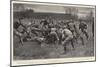 A Rugby Football Match as Played in the United States, Yale V Columbia-Henry Marriott Paget-Mounted Premium Giclee Print