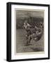 A Rugby Football Match at Blackheath, Handed Off-S.t. Dadd-Framed Giclee Print