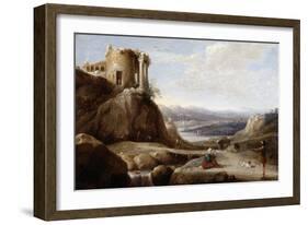 A Ruined Temple, C.1620-38-Charles-Cornelisz de Hooch-Framed Giclee Print