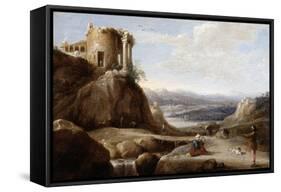 A Ruined Temple, C.1620-38-Charles-Cornelisz de Hooch-Framed Stretched Canvas