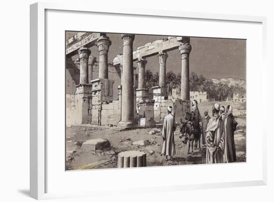 A Ruined Temple in Egypt-Pat Nicolle-Framed Giclee Print