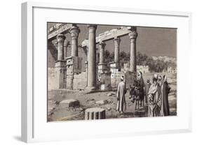 A Ruined Temple in Egypt-Pat Nicolle-Framed Giclee Print