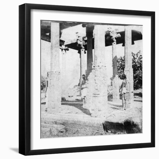 A Ruined Temple Near Madras, India, 1874-null-Framed Giclee Print