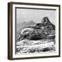 A Ruined Tope (Stup) in the Khyber Pass, Pakistan/Afhanistan, 1895-null-Framed Giclee Print