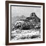 A Ruined Tope (Stup) in the Khyber Pass, Pakistan/Afhanistan, 1895-null-Framed Giclee Print