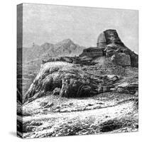 A Ruined Tope (Stup) in the Khyber Pass, Pakistan/Afhanistan, 1895-null-Stretched Canvas