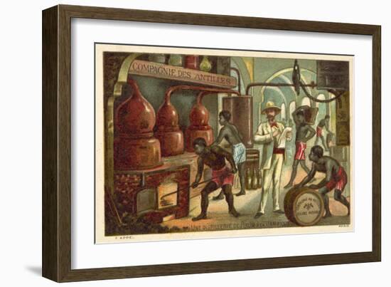 A Rum Distillery in Jamaica-null-Framed Giclee Print