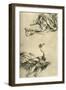 'A running Ostrich', 1752-1753, (1928)-Giovanni Battista Tiepolo-Framed Giclee Print