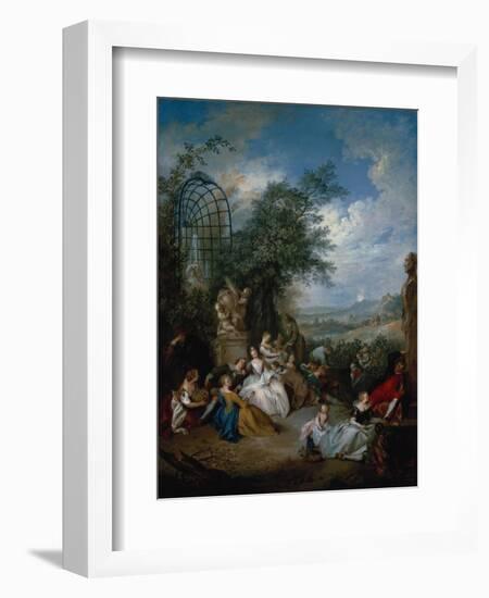 A Rural Celebration; a Fete Champetre-Jan Brueghel the Elder-Framed Giclee Print