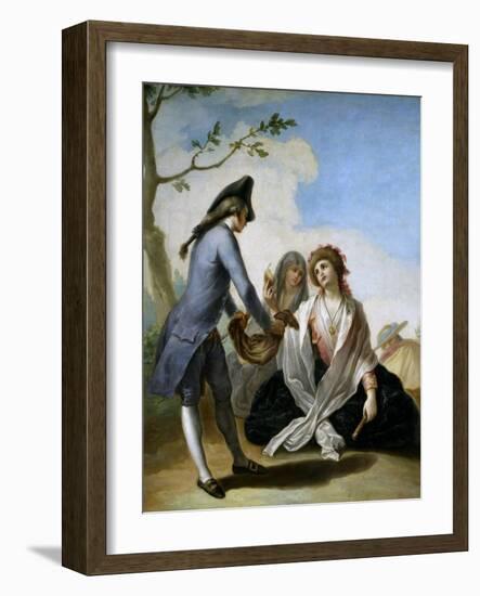 A Rural Gift, Ca. 1778-Ramon Bayeu-Framed Giclee Print