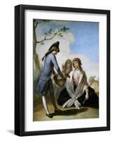 A Rural Gift, Ca. 1778-Ramon Bayeu-Framed Giclee Print