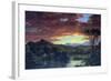 A Rural Home-Frederic Edwin Church-Framed Art Print