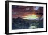 A Rural Home-Frederic Edwin Church-Framed Art Print