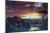 A Rural Home-Frederic Edwin Church-Mounted Art Print