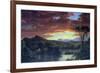 A Rural Home-Frederic Edwin Church-Framed Premium Giclee Print