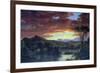 A Rural Home-Frederic Edwin Church-Framed Art Print