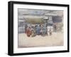 A Rush to the Stall-Mortimer Ludington Menpes-Framed Giclee Print