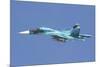 A Russian Air Force Su-34 in Flight over Russia-Stocktrek Images-Mounted Photographic Print