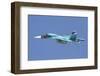 A Russian Air Force Su-34 in Flight over Russia-Stocktrek Images-Framed Photographic Print