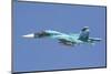 A Russian Air Force Su-34 in Flight over Russia-Stocktrek Images-Mounted Photographic Print