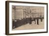 A Russian Bread Line Guarded by the Imperial Police, March 1917-null-Framed Giclee Print