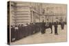 A Russian Bread Line Guarded by the Imperial Police, March 1917-null-Stretched Canvas