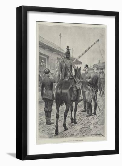 A Russian Deserter on the Austrian Frontier-Richard Caton Woodville II-Framed Giclee Print