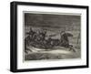 A Russian Family Attacked by Wolves-null-Framed Giclee Print